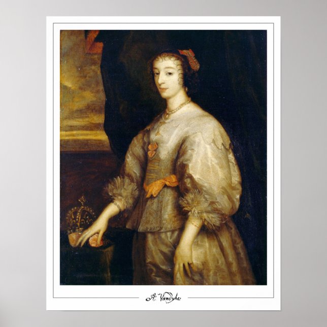 Poster Cartaz de Arte Anthony van Dyck Zedign #43 (Frente)