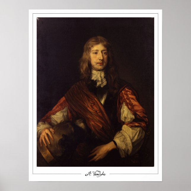 Poster Cartaz de Arte Anthony van Dyck Zedign #441 (Frente)