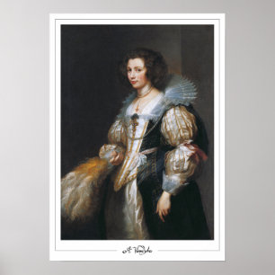 Poster Cartaz de Arte Anthony van Dyck Zedign #542