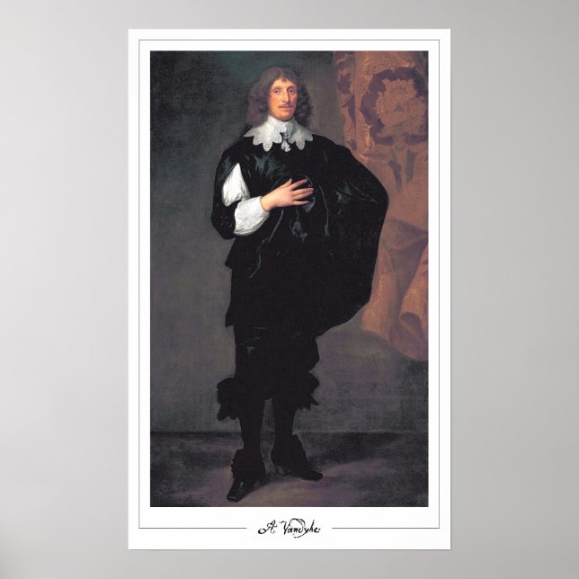 Poster Cartaz de Arte Anthony van Dyck Zedign #650 (Frente)