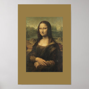 Poster Cartaz de Arte Antiga Monalisa