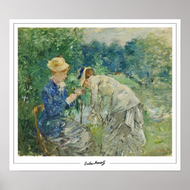 Poster Cartaz de Arte Berthe Morisot Zedign #7 (Frente)