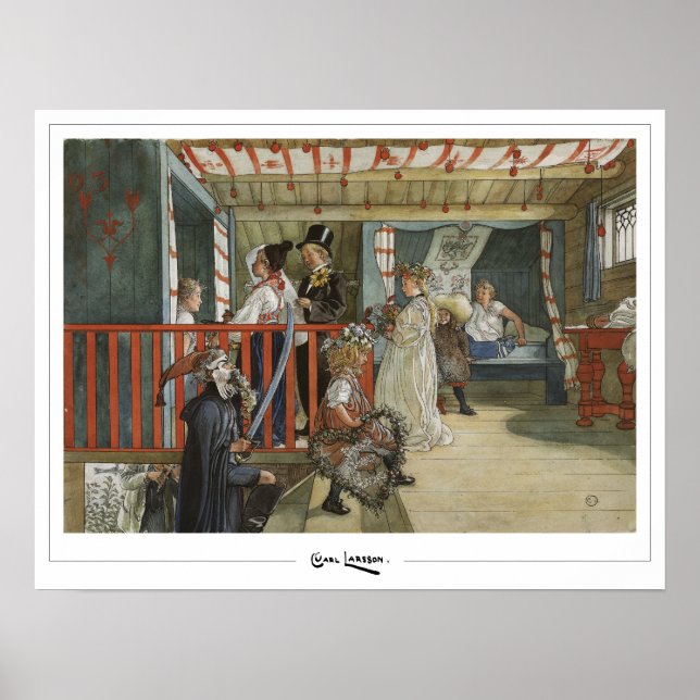Poster Cartaz de Arte Carl Larsson Zedign #26 (Frente)