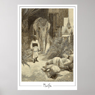 Poster Cartaz de Arte da Zedign Alphonse Mucha #75
