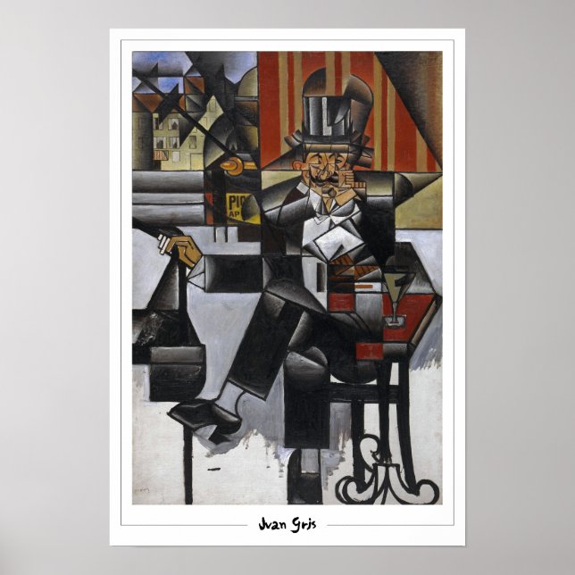 Poster Cartaz de Arte de Juan Gris Zedign #42 (Frente)