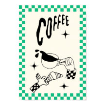 Cartaz de Arte de Parede de Café Minimalista | Coz