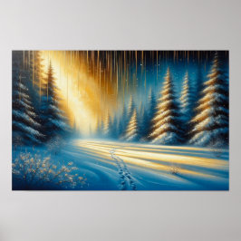 Poster Cartaz de Arte de Parede de Inverno