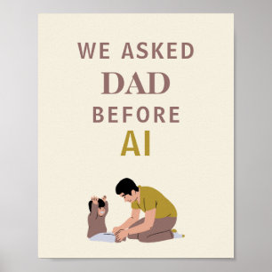 Poster Cartaz de Arte de Parede Elegante   vida de pai   