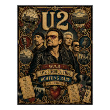 Cartaz de Arte de Parede Tributo à Banda de Rock V