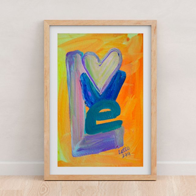 Pôster Cartaz de Arte de Pintura da Primavera do Amor (Criador carregado)