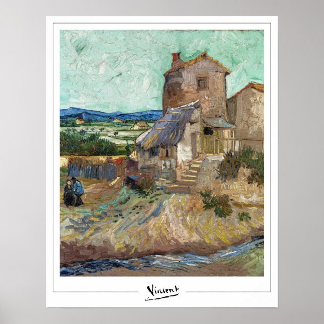 Poster Cartaz de Arte de Vincent Van Gogh Zedign #1 (Frente)