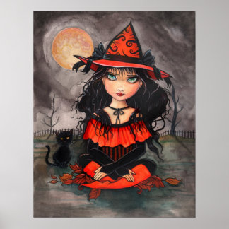 Poster Cartaz de Arte do Olho Grande do Gótico de Hallowe