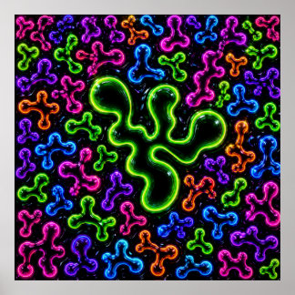 Poster Cartaz de Arte Doodle