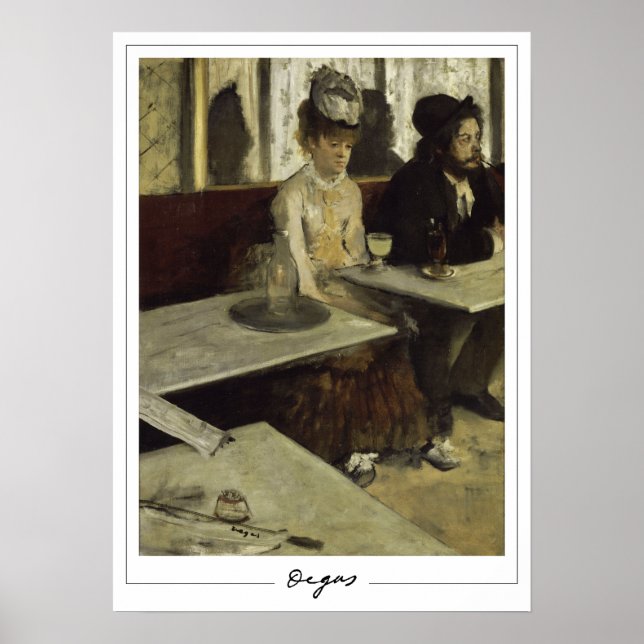 Poster Cartaz de Arte Edgar Degas Zedign #1-2 (Frente)