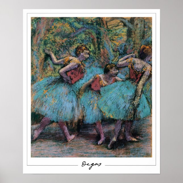 Poster Cartaz de Arte Edgar Degas Zedign #26 (Frente)