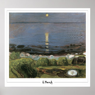 Poster Cartaz de Arte Edvard Munch Zedign #20-3