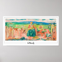 Cartaz de Arte Edvard Munch Zedign #486