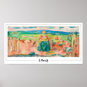 Poster Cartaz de Arte Edvard Munch Zedign #486