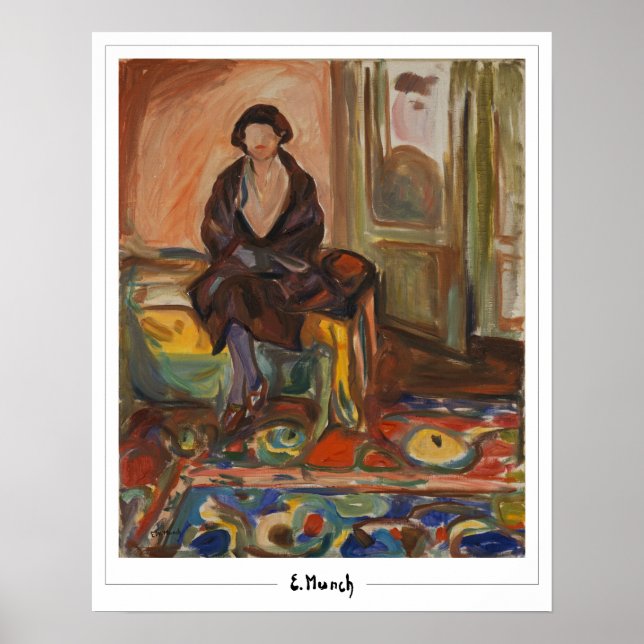Poster Cartaz de Arte Edvard Munch Zedign #598-3 (Frente)