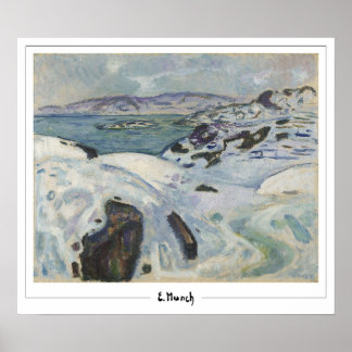 Poster Cartaz de Arte Edvard Munch Zedign #614-3