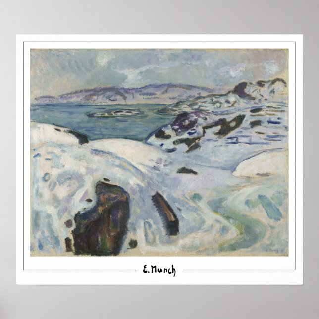 Poster Cartaz de Arte Edvard Munch Zedign #614-3 (Frente)
