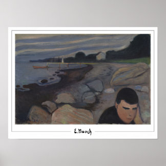 Poster Cartaz de Arte Edvard Munch Zedign #767-3