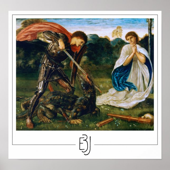 Poster Cartaz de Arte Edward Burne-Jones Zedign #101 (Frente)