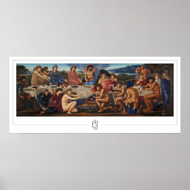 Poster Cartaz de Arte Edward Burne-Jones Zedign #126 (Frente)