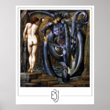 Cartaz de Arte Edward Burne-Jones Zedign #261