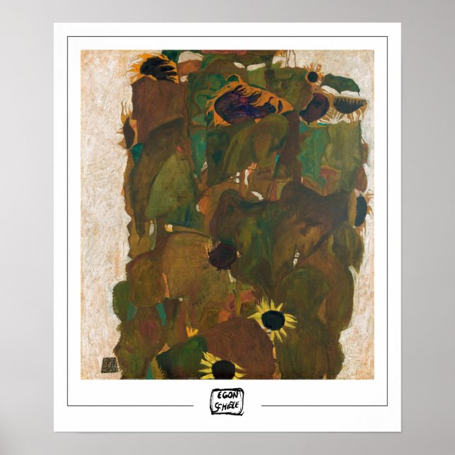 Poster Cartaz de Arte Egon Schiele Zedign #115 (Frente)