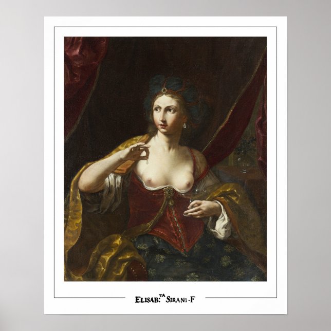 Poster Cartaz de Arte Elisabetta Sirani Zedign #7 (Frente)
