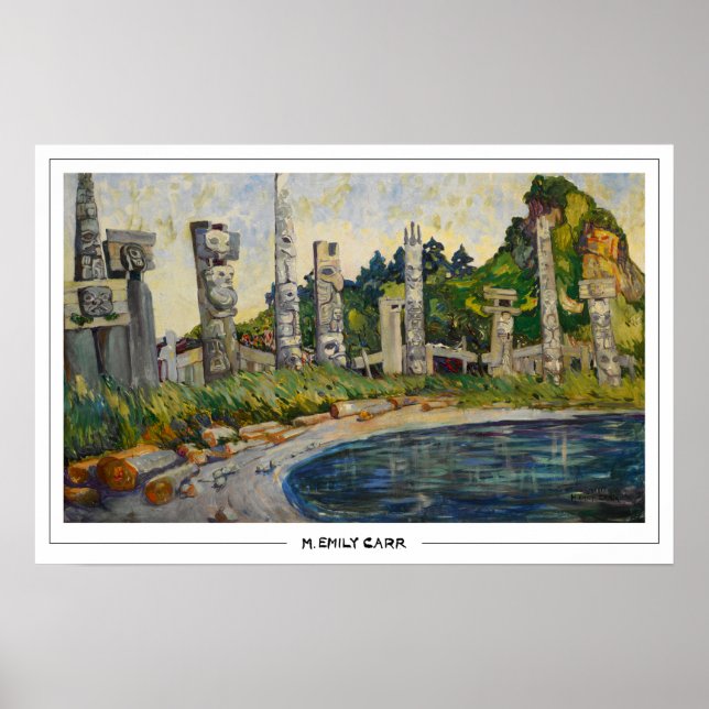 Poster Cartaz de Arte Emily Carr Zedign #10 (Frente)