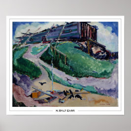 Poster Cartaz de Arte Emily Carr Zedign #245
