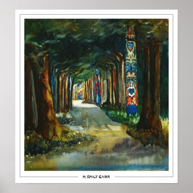 Poster Cartaz de Arte Emily Carr Zedign #249 (Frente)