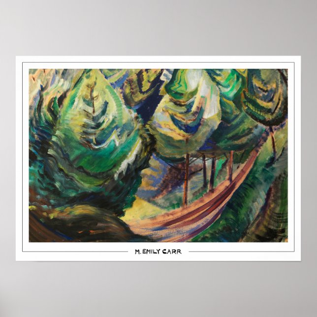 Poster Cartaz de Arte Emily Carr Zedign #6 (Frente)