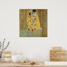 Cartaz de Arte Fino O Beijo de Gustav Klimt