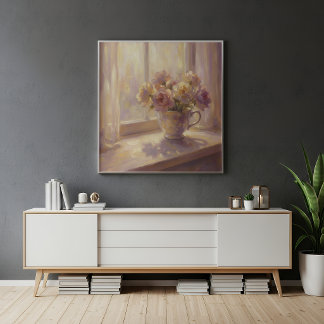 Poster Cartaz de Arte Floral para Parede