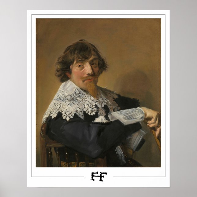 Poster Cartaz de Arte Frans Hals Zedign #154 (Frente)