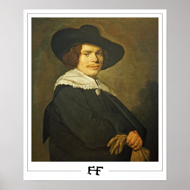 Poster Cartaz de Arte Frans Hals Zedign #230 (Frente)