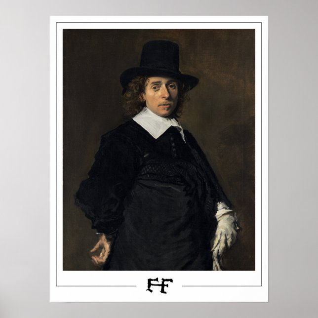 Poster Cartaz de Arte Frans Hals Zedign #43 (Frente)