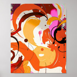 Poster Cartaz de Arte Geométrica Moderna Minimalista