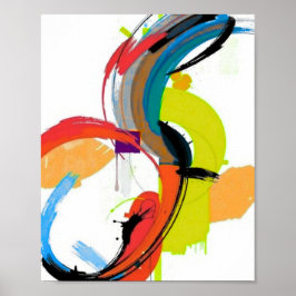 Poster Cartaz de Arte Geométrica Moderna Minimalista