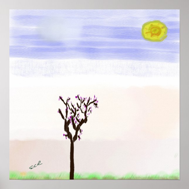 Poster Cartaz de Arte Impressionista (Frente)