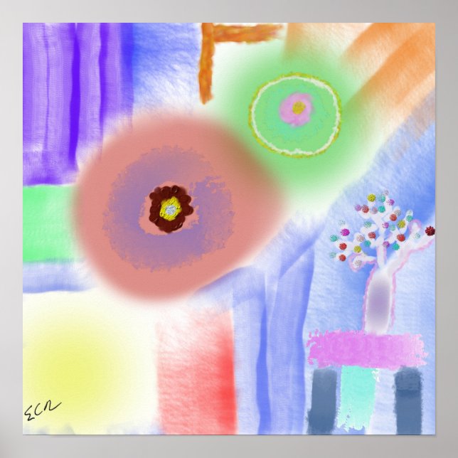 Poster Cartaz de Arte Impressionista (Frente)