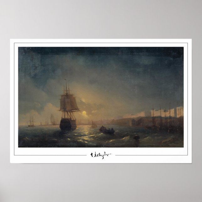 Poster Cartaz de Arte Ivan Aivazovsky Zedign #559 (Frente)