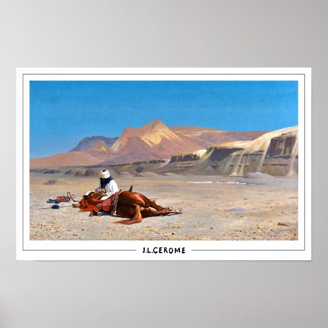 Poster Cartaz de Arte Jean-Léon Gérôme Zedign #127 (Frente)
