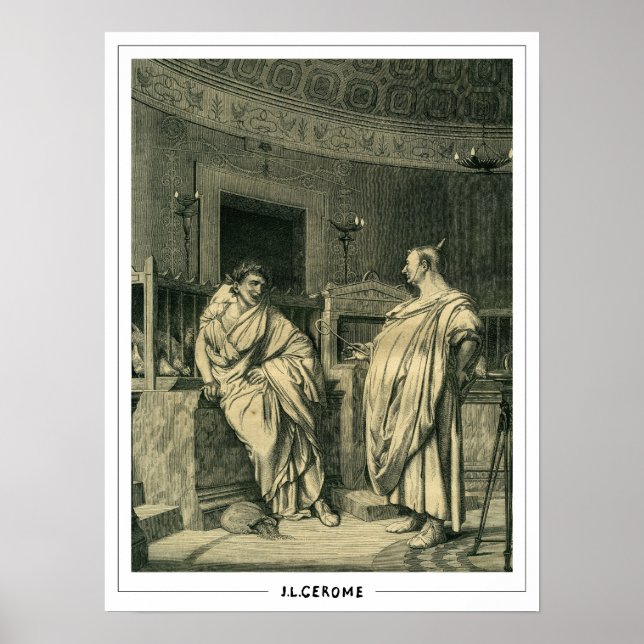 Poster Cartaz de Arte Jean-Léon Gérôme Zedign #167 (Frente)