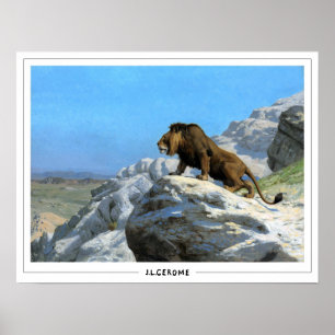 Poster Cartaz de Arte Jean-Léon Gérôme Zedign #229