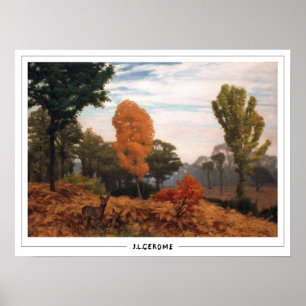 Poster Cartaz de Arte Jean-Léon Gérôme Zedign #245