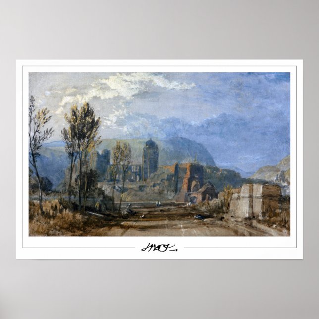 Poster Cartaz de Arte JMW Turner Zedign #25 (Frente)